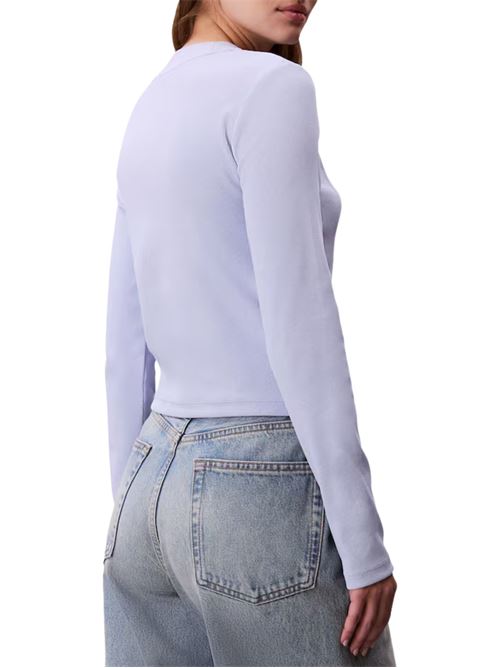 T-shirt corta a maniche lunghe Calvin Klein Jeans | LV047A803GTKF